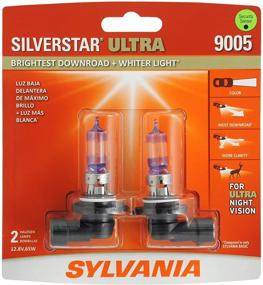 img 4 attached to 💡Лампы ближнего света Sylvania 9005 SilverStar Ultra галогенные - Высокопроизводительное автомобильное освещение (набор из 2 штук)