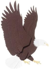 img 2 attached to 🦅 Jolees by You Dimensional Embellishments: Stunning Large Bald Eagle Design