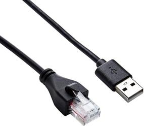 img 2 attached to 🔌 APC AP9827 940-0127B кабель USB длиной 6 футов с устройством для снятия напряжения для замены KonnectIT Smart UPS (KUPSUSB06SB)