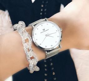 img 1 attached to ⌚ Wristology Olivia Дамские кристальные наручные часы для парней: элегантные и сверкающие часы для женщин