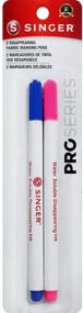 img 4 attached to 🖌️ Singer 04371 Fine Point Disappearing Fabric Marking Pen, Pink and Blue – 2-Pack: Fade-Out Precision for Sewing and Crafting!