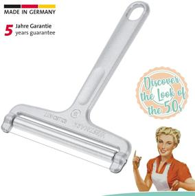 img 3 attached to 🧀 Westmark Retro-Look Cheese Slicer - Rollschnitt, Black/Silver, One Size