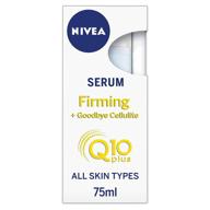 nivea firming cellulite serum q10 plus - 75ml - say goodbye to cellulite logo