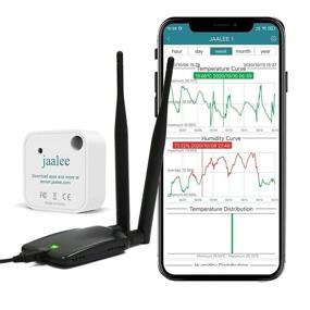 img 4 attached to 🌡️ Jaalee WiFi Gateway and Smart Sensor: Monitor Greenhouse, Refrigerator, Freezer, Fridge Temperature, Humidity, Dewpoint & VPD with Data Logging and Alarm Alerts