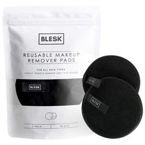img 4 attached to BLESK Reusable Makeup Remover Pads: 🌿 Eco-Friendly Alternatives for All Types of Makeup