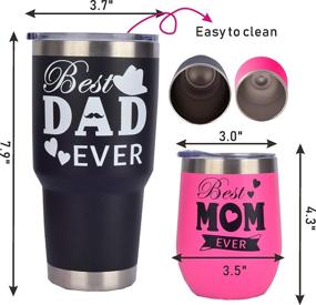 img 3 attached to 🎁 Perfect Anniversary Gift: Parents Tumbler - Ideal for the Best Moments