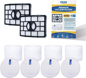 img 4 attached to 🔍 VEVA Premium Vacuum Filter Set - High-Quality Filters for Shark Rotator Navigator Duoclean Lift-Away Upright Model NV650, 650W, 651, 652, 750W, 751, 752, 831, 835; AX950, 951 & 952