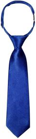 img 4 attached to 👔 Adjustable Woven Neckties for Kids Boys - Pre-tied Little Boys Ties Ideal for Formal Events, Weddings, Graduations, School Uniforms