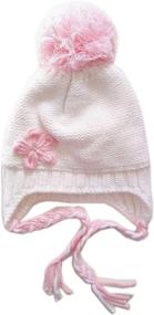 img 3 attached to Frost Hats Winter Hat: Stylish & Cozy Beanie for Girls with Pom Pom – Perfect for Skiing & Chilly Winter Days!