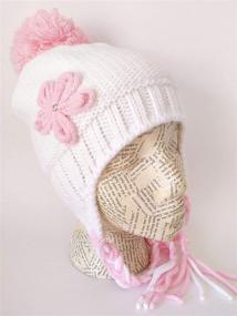 img 1 attached to Frost Hats Winter Hat: Stylish & Cozy Beanie for Girls with Pom Pom – Perfect for Skiing & Chilly Winter Days!