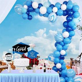 img 2 attached to 🎈 Decorate Any Occasion with Asonlye's 128 Pcs Balloon Arch & Garland Kit - Perfect for Holidays, Weddings, Showers, Graduations, Anniversaries (Blue Kit)