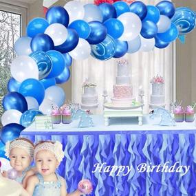 img 3 attached to 🎈 Decorate Any Occasion with Asonlye's 128 Pcs Balloon Arch & Garland Kit - Perfect for Holidays, Weddings, Showers, Graduations, Anniversaries (Blue Kit)