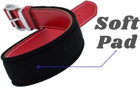img 3 attached to 🐶 Genuine Leather Dog Collar for Large Dogs - Heavy Duty and Luxury Design Collar by TUBERK