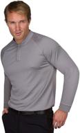 stylish and practical: long sleeve collarless golf shirts for maximum comfort and performance логотип