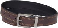 dickies mens black to brown reversible belt logo