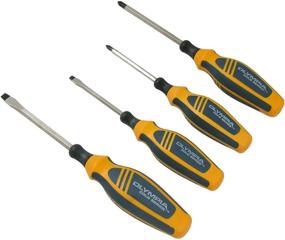 img 2 attached to 🔧 High Quality Olympia Tools Gold Series Screwdriver Set 22-613, 4-piece: A Must-Have for Precision Screwdriving Tasks
