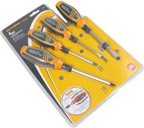 img 1 attached to 🔧 High Quality Olympia Tools Gold Series Screwdriver Set 22-613, 4-piece: A Must-Have for Precision Screwdriving Tasks