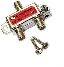 img 4 attached to 50-Pack of Commscope SV-2G 2-Way Coaxial Splitters, Optimized for 5-1000MHz Frequency Range