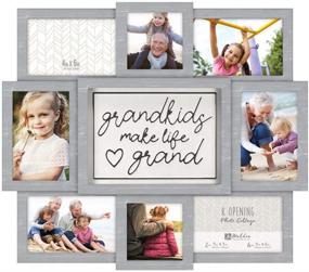 img 1 attached to Gray Malden 8-Opening Grandkids Collage Picture Frame