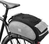 🚲 roswheel 14541 bike rack trunk panniers - multifunctional rear seat cargo bag logo