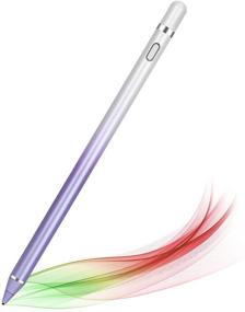 img 4 attached to Dream Purple Stylus Digital Pen: Fine Point Active Pencil 🖊️ for Handwriting and Drawing on iPhone, iPad, and other Touch Screens