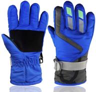 yr.lover kids ski gloves winter warm outdoor riding thickening gloves (ages 2-4) логотип