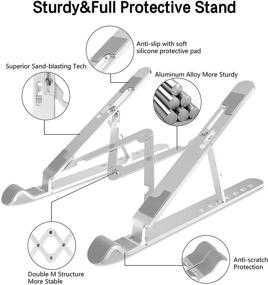 img 1 attached to Portable Adjustable Accessories Aluminum Compatible