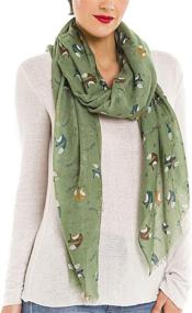 img 3 attached to 🦋 Chic & Lightweight Butterfly Fashion Scarves: Must-Have Melifluos Women's Accessories