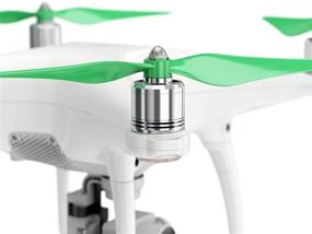 img 1 attached to MAS Upgrade Propellers for DJI Phantom 1-3 with Built-in Nut - Green (4 pcs)