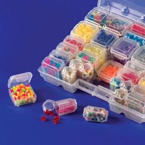 img 1 attached to 🏠 Cottage Mills DotBox Large Set: The Ultimate Small Item Storage Solution with 95 pcs, 94 Storage Boxes, and a Convenient Carrying Case for Beads, Jewelry, Crafts, and Small Part Storage