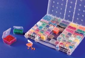 img 2 attached to 🏠 Cottage Mills DotBox Large Set: The Ultimate Small Item Storage Solution with 95 pcs, 94 Storage Boxes, and a Convenient Carrying Case for Beads, Jewelry, Crafts, and Small Part Storage