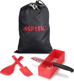 img 3 attached to 🍣 AGPTEK Beginners Complete Plastic Sashimi Set: Perfect for Learning and Enjoying Sushi at Home!