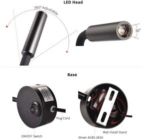 img 3 attached to Настенный светильник Reading Install AC85 265V