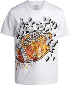 img 2 attached to 👕 Футболки с высокой производительностью для мальчиков | Активная одежда для футбола | Мальчиковая одежда