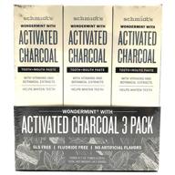 🦷 schmidt's activated charcoal wondermint toothpaste, 4.70 oz / 3pk logo