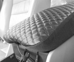 img 3 attached to 🚗 Enhance and Protect Your Chrysler 300C or Dodge Charger Center Console: 2011-2020 Armrest Cover Decor Protector