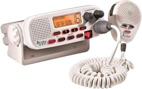 img 3 attached to Cobra MR F45-D Fixed Mount VHF Marine Radio – 25 Watt VHF, Submersible, LCD Display, Noise Cancelling Microphone, NOAA Weather Channels, Signal Strength Meter, Scan Channels, White