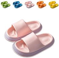 🩴 etlt01pink22 toddler boys' sandal slippers logo