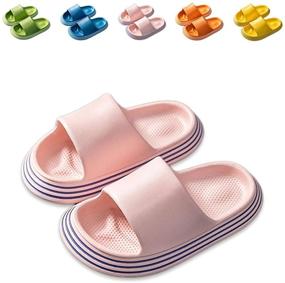 img 4 attached to 🩴 ETLT01Pink22 Toddler Boys' Sandal Slippers