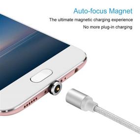 img 2 attached to 🔌 2in1 USB Magnetic Charging Cable - Compatible with Samsung Galaxy S20 S10 S10e S9 S8 S7 S6 Edge Plus J2 J3 Prime J5 J7 Star J8 A8 A9 A10 A10e A20 A20e A20s A30 A40 A50 A51 A60 A70 A71