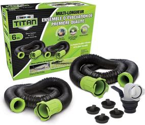 img 4 attached to Thetford 17903 Titan 20 Feet Premium RV Sewer Hose Kit Bilingual: Superior Quality and Ease of Use!