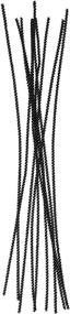 img 2 attached to Chenille Stems 3Mm 12 Pkg Black