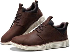 img 3 attached to Men's Casual Sneaker Loafers: Arkbird Leather Slip-On Shoes