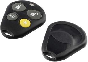 img 2 attached to 🐍 High-Quality Shell Case & Pad for Viper EZSDEI474V - 4 Button Key Fob Remote