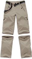 👖 asfixiado boys cargo pants, kids' quick dry waterproof hiking climbing convertible trousers - ideal for casual outdoor activities logo