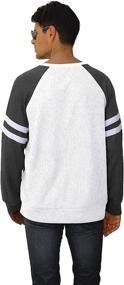 img 2 attached to Sleeve Shirts Lightweight Sweatshirts Crewneck Men's Clothing for Active