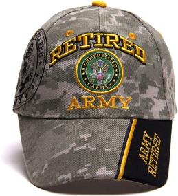 img 3 attached to 🎩 Show Your Army Pride with the United States Army Retired Shadow Adjustable Cap Hat