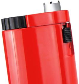 img 1 attached to 🔥 Enhanced Torch Lighters: Twin Jet Butane Torch Cigar Lighters with Punch Windproof Feature - Red (Gas Not Included)