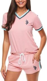 img 4 attached to U S Polo Assn Womens Sleepwear Women's Clothing for Lingerie, Sleep & Lounge