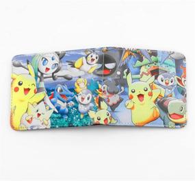 img 2 attached to Pikachu Bifold Leather Wallet Credit Women's Handbags & Wallets and Wallets